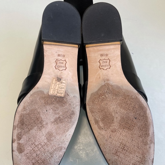Tory Burch - Sydney Backless Loafers - Black - Size 6.5 - Picture 8 of 8